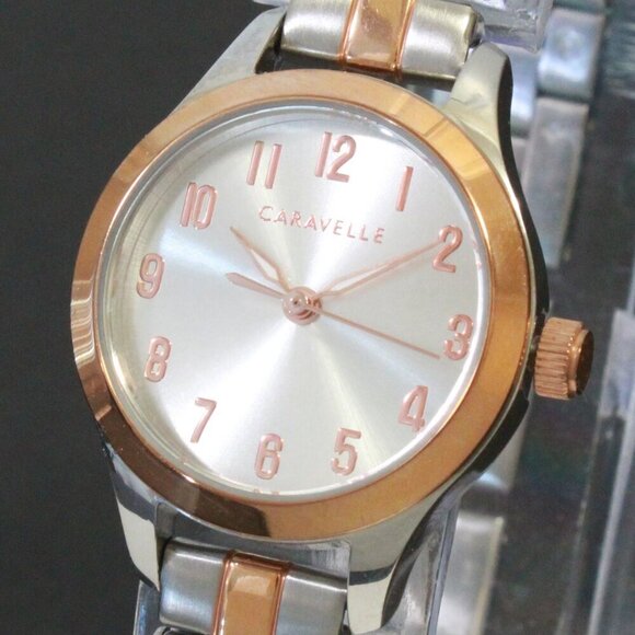 Caravelle Woman\'s Traditional Watch By Bulova Two Tone Stainless 24mm main image 9